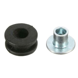 Y☆ 10Pcs Motorcycle M6 Rubber Grommets Bolt Pressure Relief Cushion Kit Replacement