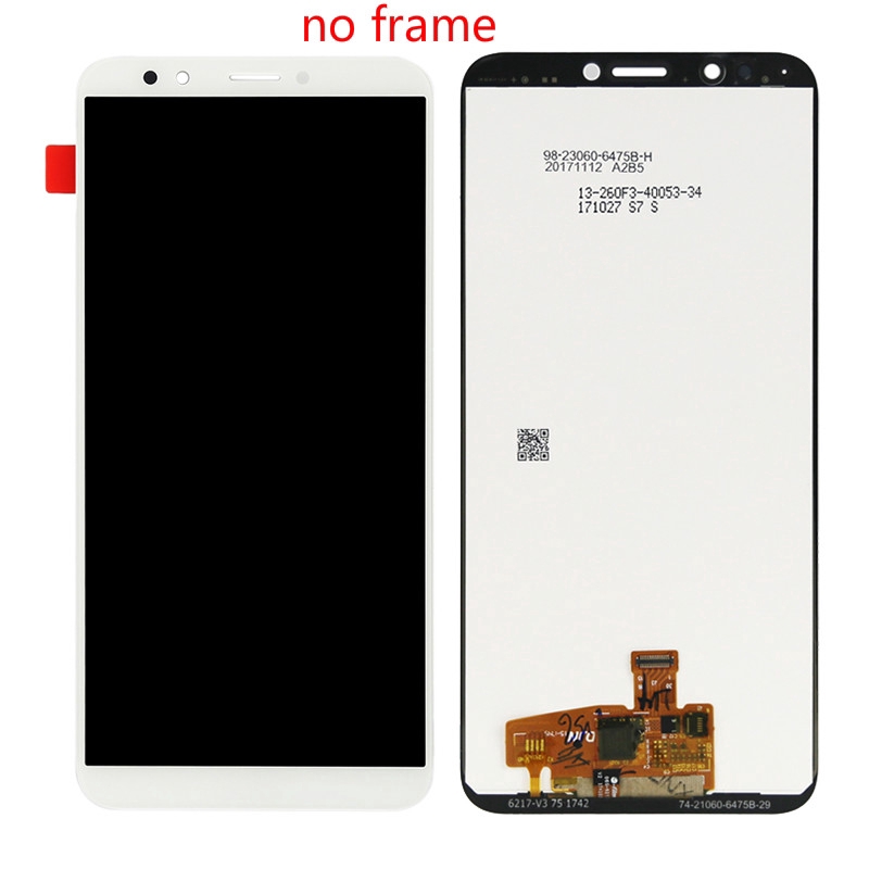 กรอบหน้าจอสัมผัส LCD สําหรับ Huawei Y7 Prime 2018 Y7 Pro 2018 LND LX1 LX2