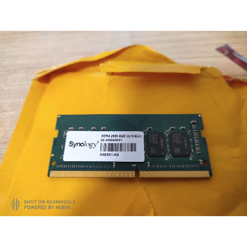 Synology RAM 4GB DDR4 ECC SODIMM D4ES01-4G