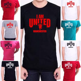 เสื้อยืด Manchester United ผ้าCotton 100% I AM Manchester United