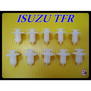 กิ๊บล็อค กิ๊บแผงประตู สีขาว เกลียว (269)  -  ISUZU TFR Door Clip Lock 10Pcs.