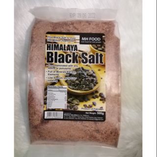 เกลือดำหิมาลัย เกลือดำหิมาลายัน Black Salt 500g. ราคาถูก☑️ พร้อมส่ง☑️