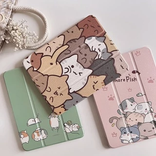 เคสไอเเพด ฝาหลังแบบใส ที่มีช่องเสียบปากกา for gen5/6 gen7/8/9 10.2 Air6/7/8 gen10 gen12 Air1/2 gen11Air4/Air5 10.9 pro11