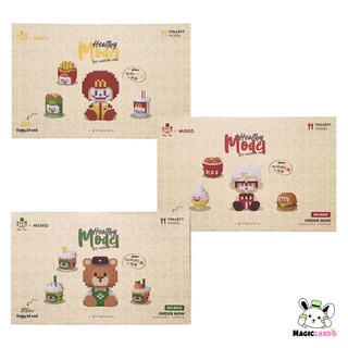 Block NanoBlock Brand Model Shop Creative KFC Mcdonald Starbuck Building Variant ชุดตัวต่อจิ๋ว บล๊อคจิ๋ว แบรนด์ร้านค้...