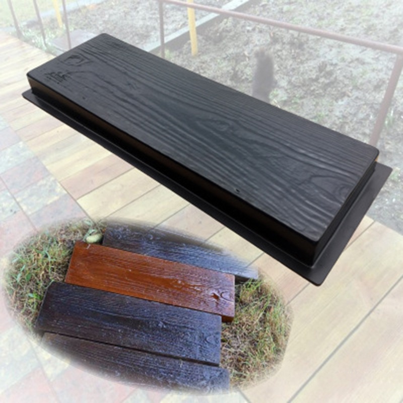 SPT * เลียนแบบ Grain DIY สําหรับ Path Maker Paving Cement อิฐแม่พิมพ์ Stepping Pavement แผนที่คอนกรี
