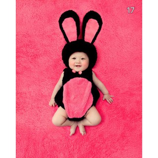 พร้อมส่ง!! ชุดแฟนซีเด็ก ชุดกระต่ายดำ 017 (Black Rabbit) Baby Fancy By Titonshop