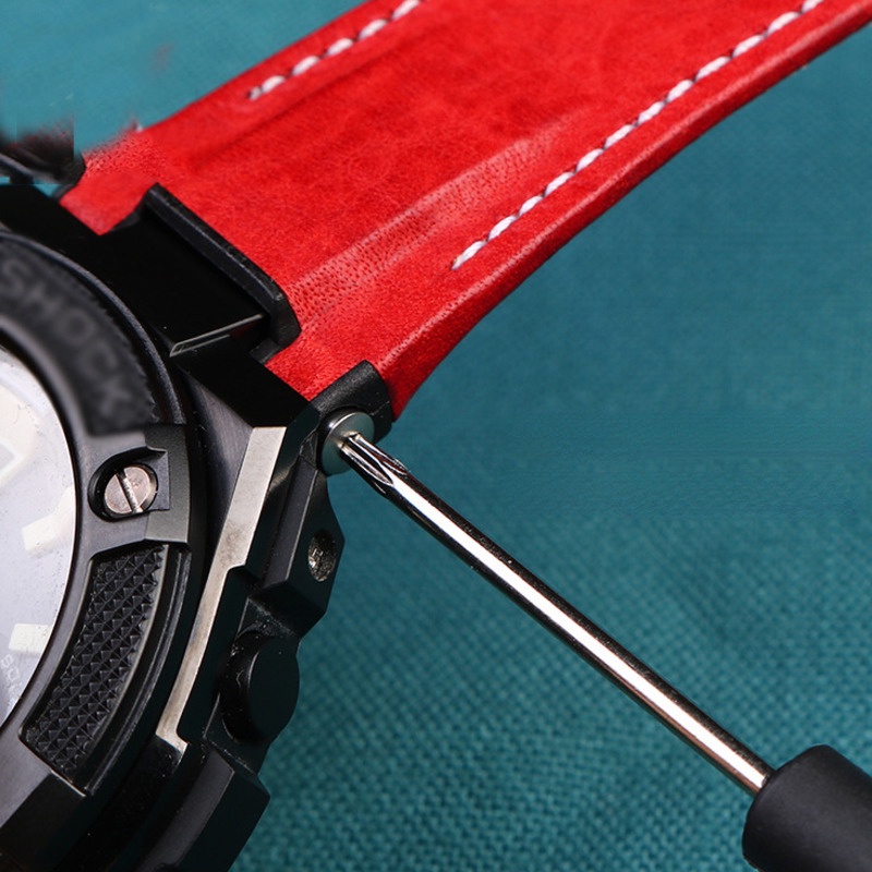 สกรูสายนาฬิกาข้อมือ พร้อมไขควงหกเหลี่ยม สําหรับ G-SHOCK Casio GST210 GST-W110 GST-S300 GST-B100