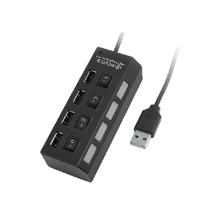 โปรโมชั่น : DF USB HUB 24 4 Port Switch Hi-Speed ONOFF