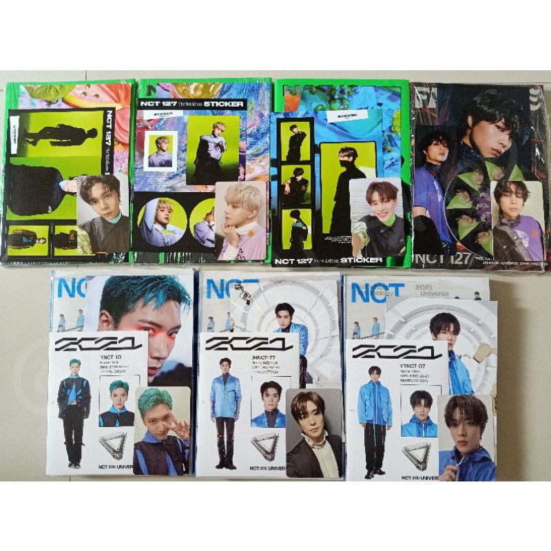 (พร้อมส่ง) อัลบั้ม แกะ/ไม่แกะ Nct127 Nctdream Wayv / Universe ,Sticky,Favorite