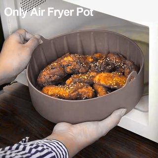 ๑✇◕Non-stick Bread Cake Mat Accessories Removable Microwave Baking Heat Resistant Kitchen Basket Air Fryer Silicone Pot