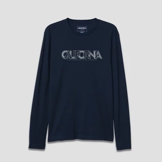 Grandness เสื้อยืด Luxury ลายกราฟิก แขนยาว รุ่น LX636 ( สีกรม )