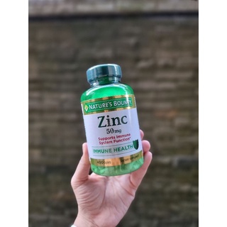 Natures Bounty Zinc 50mg 400 เม็ด