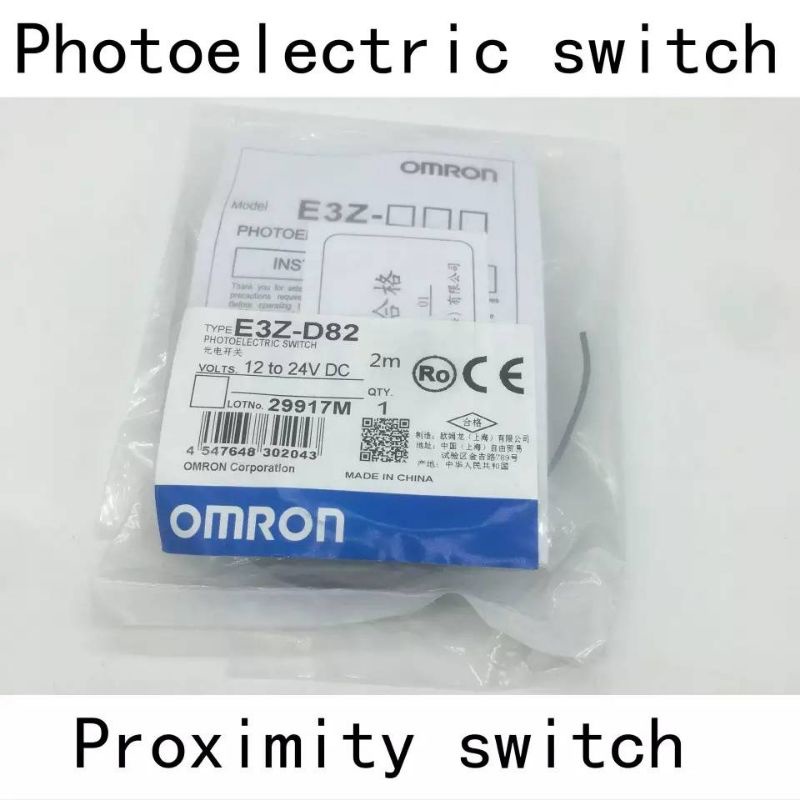 อินฟราเรดกระจายการสะท้อนแสง Photoelectric Switch Sensor E3Z-D82 Photoelectric Sensor