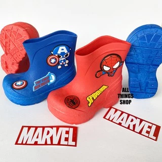 รองเท้าบูทเด็ก MARVEL OPTA ลาย กัปตัน&สไปเดอร์แมน รองเท้าบูทกันน้ำ รองเท้าเด็ก