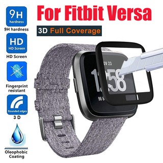 1pcs ฟิล์มกันรอยหน้าจอสำหรับ ฟิล์ม Fitbit Versa Watch Full Coverage Curved Edge Screen Protector