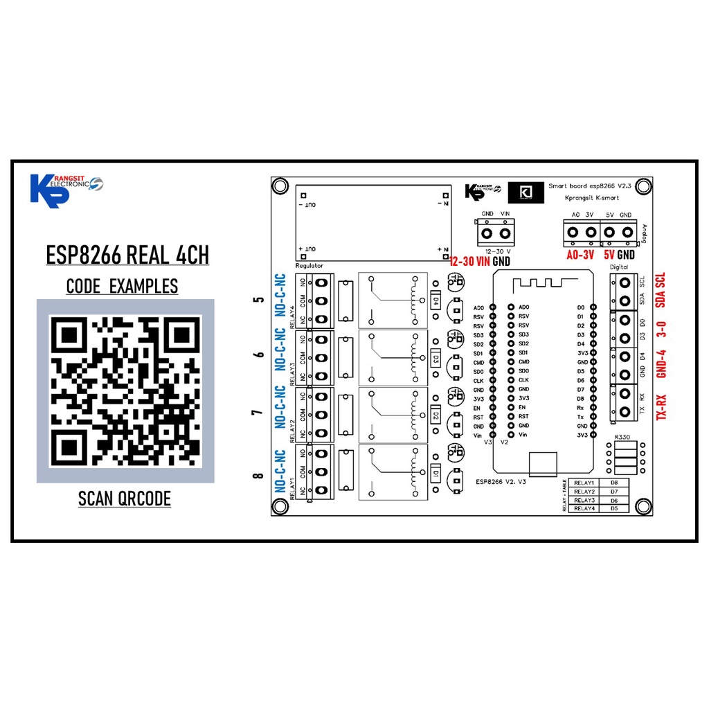 Smart Board ESP8266 V2 V3 K solutions ThaiPick