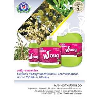 สาหร่าย อะมิโน สร้างใบ เปิดตาดอก แมมมอท ฟองดู 1ลิตร