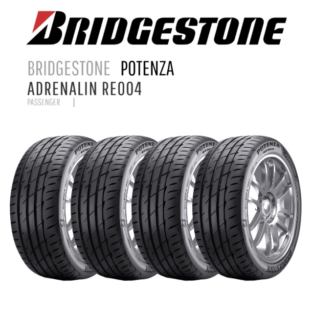 [ส่งฟรี-ติดตั้งฟรี] BRIDGESTONE 195/50 R15 รุ่น RE004 สปอร์ต เกาะถนนมั่นใจ | ปี 2025 (ราคา 4 เส้น)