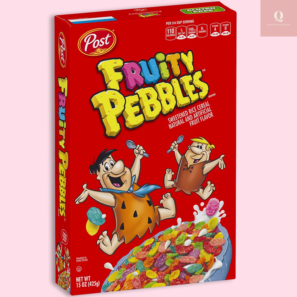 นำเข้า⚡Fruity Pebbles Cereal 311g / ฟรุ๊ตตี้ เพบเบิล ซีเรียล 311 กรัม