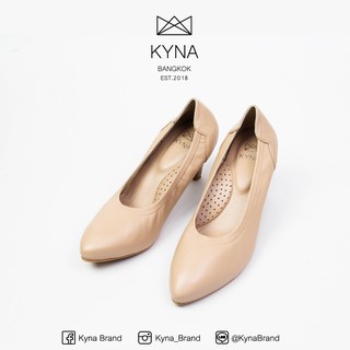 KYNA รองเท้าหนังแกะ รุ่น Kylie Heels สี Nude ความสูง 2.5 นิ้ว