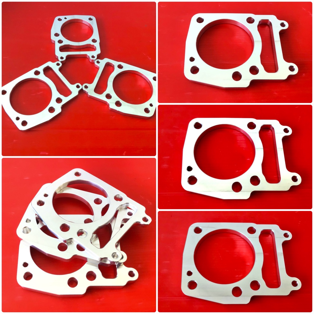 ประเก็นตีนเสื้อมิเนียม CNC W-125 (ตัวเก่าทุกรุ่น) มีขนาด 7,8,10,12,13,15,20,25 มิล