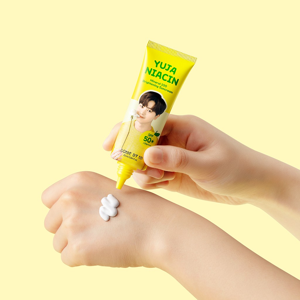 25ml] SOMEBYMI YUJA NIACIN MINERAL 100 BRIGHTENING SUNCREAM ...