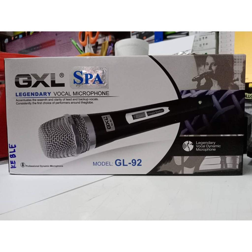 GXL Microphone ไมโครโฟน ร้องเพลง คาราโอเกะ GL-92