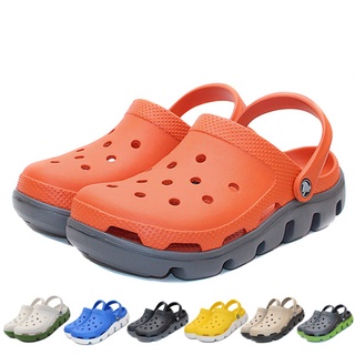 รองเท้าแตะ Crocs Duet Sport Clog ของแท้ เหมาะกับเดินชายหาด สําหรับผู้ชาย และผู้หญิง [11991]