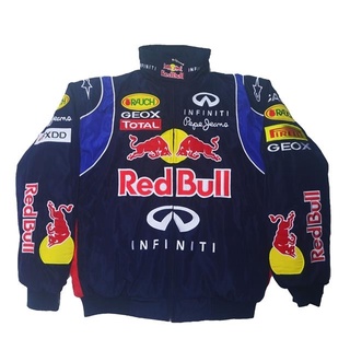 F1 เสื้อแจ็กเก็ตลําลอง ผ้าฝ้าย สไตล์ยุโรป อเมริกัน แฟชั่นฤดูหนาว สําหรับแข่งรถจักรยานยนต์