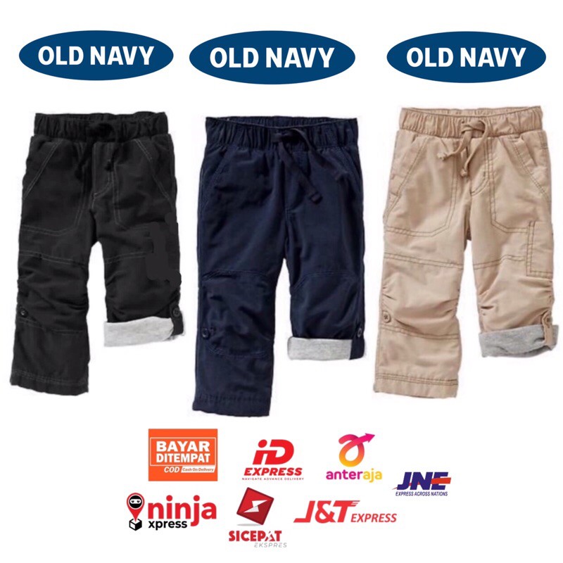 [12 MONTHS-5 YEARS] OLD NAVY ROLL UP PANTS/BOYS PANTS/กางเกงขายาว/กางเกง CARGOS