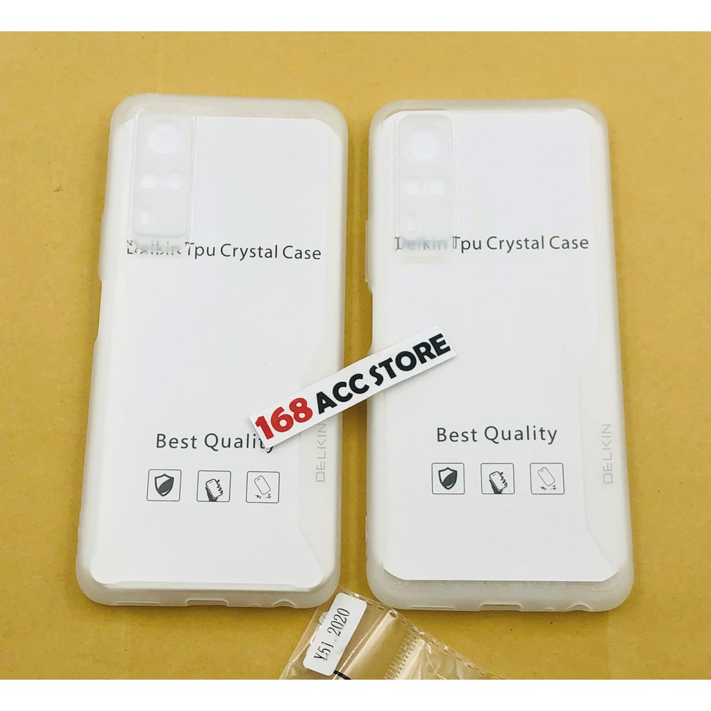 SILICONE VIVO Y51 2020 CRYSTAL CASE / SOFT CASE VIVO Y51 2020 CRYSTAL CASE