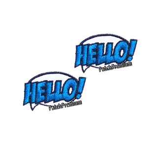 Hello ไซส์เล็ก - ตัวรีด (Size S) ตัวรีดติดเสื้อ