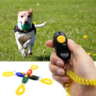 ฝึกสุนัข คลิกเกอร์ อุปกรณ์ฝึกสุนัข Pet Training Clicker