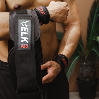 Premium! ELK LIFTING BELTเข็มขัดฟิตเนส ยกน้ำหนัก ซัพพอร์ตหลัง