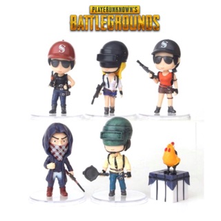 โมเดล Pubg 6ชิ้น/ set น่ารักมากๆครับ