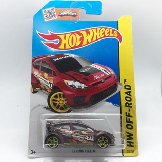 รถเหล็ก Hotwheels 12 FORD FIESTA เบอร์ 21 (ib22)