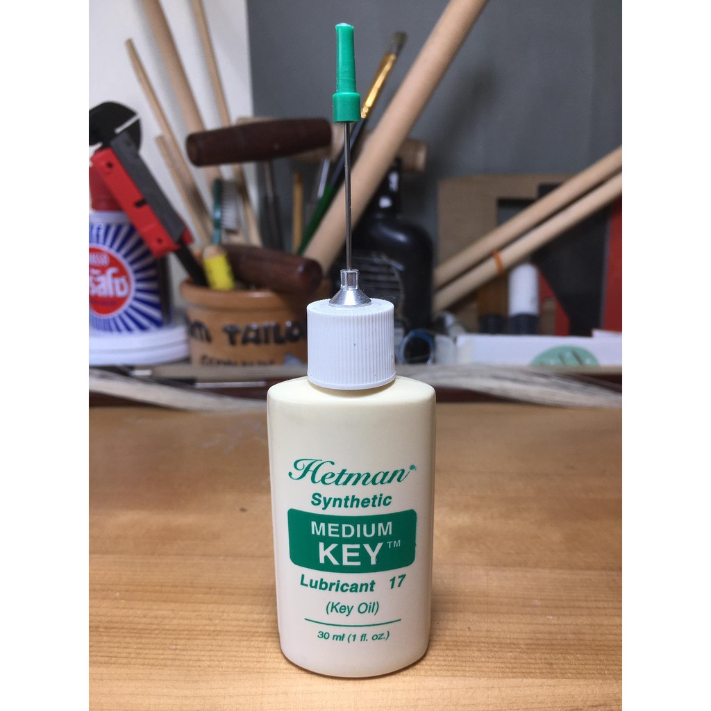 น้ำยาหล่อลื่นกระเดื่องนิ้วยี่ห้อ Hetman Key Oil รุ่น Lubricant 16-17 สำหรับเครืองดนตรี