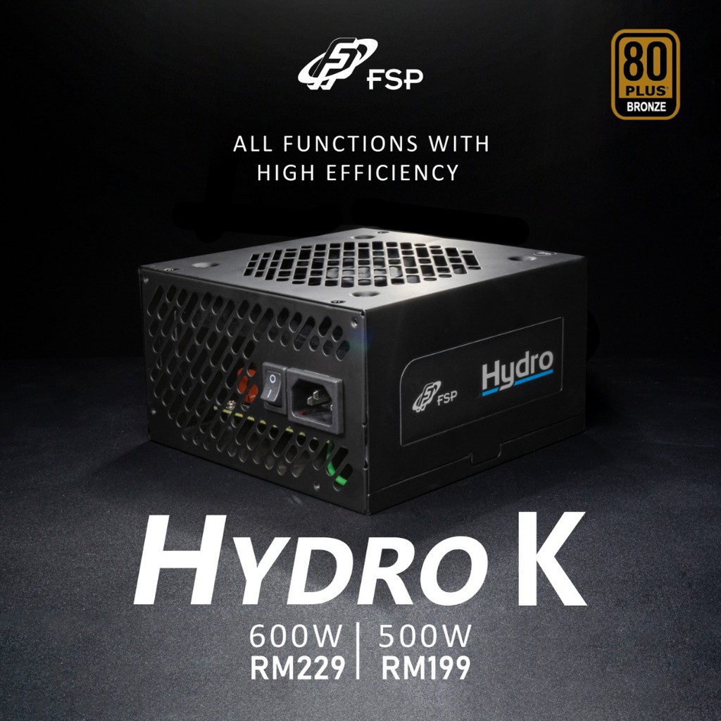 FSP HYDRO K 600W 80+ PLUS BRONZE