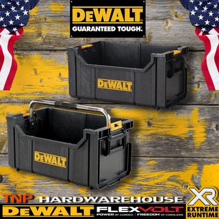 DEWALT กล่องเครื่องมือ กล่องสว่าน กล่องช่าง รุ่น DWST08206 TOUGHSYSTEM® TOTE WITH CARRYING HANDLE  นำเข้าUSA