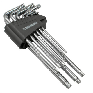 ประแจหกเหลี่ยม ยาวปลายบอล มม. 9 ชิ้น ( L She Hexlobe Wrench Long 9Pcs Set )