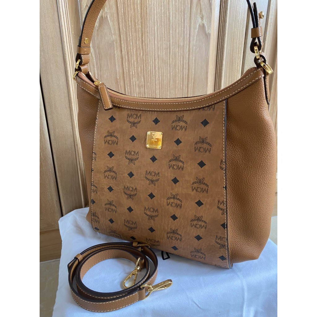 Mcm Hobo Cognac Crossbody