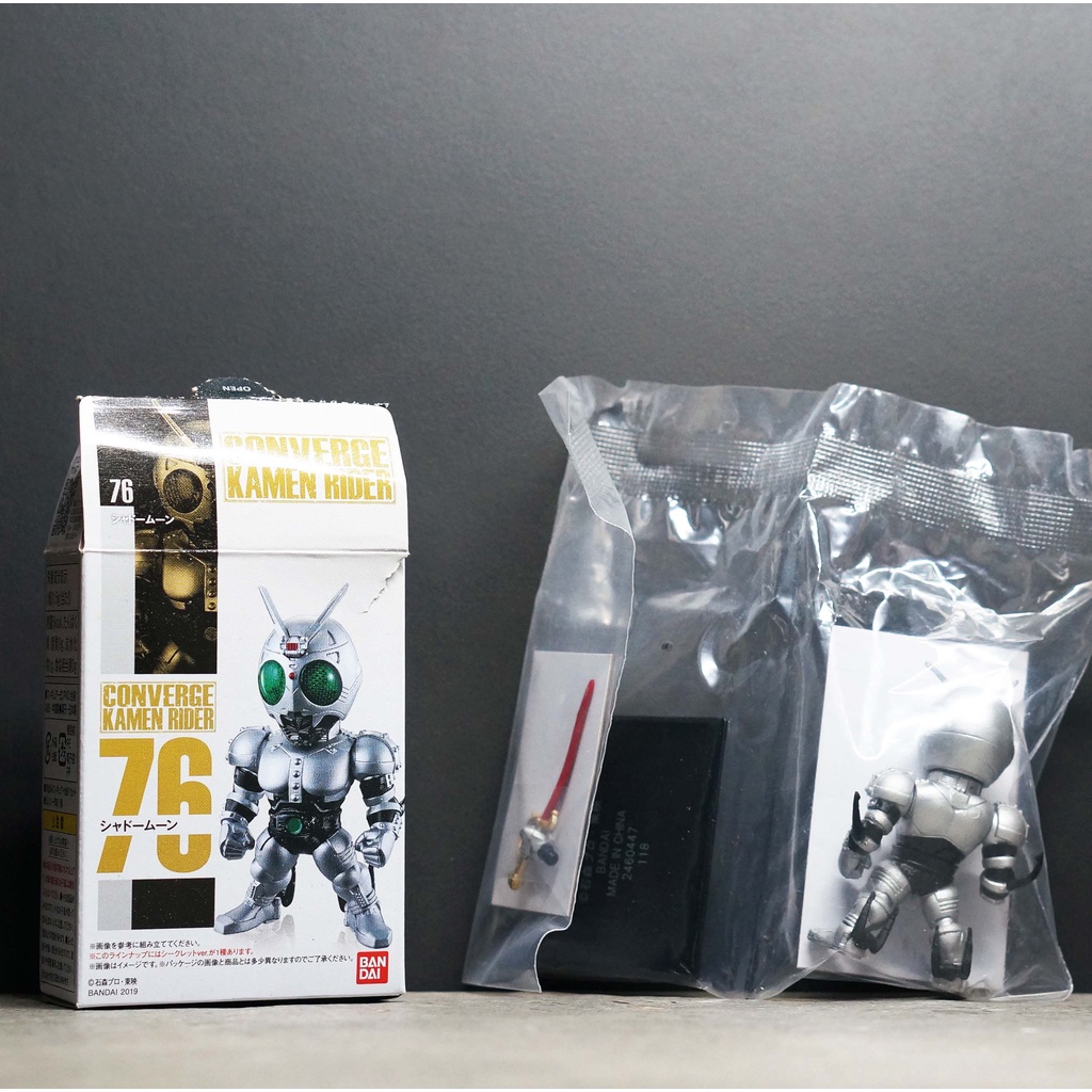 CONVERGE KAMEN RIDER 13 มดแดง Masked Rider มาสค์ไรเดอร์ คาเมนไรเดอร์ 76 Kamen Rider Shadow Moon + Sa