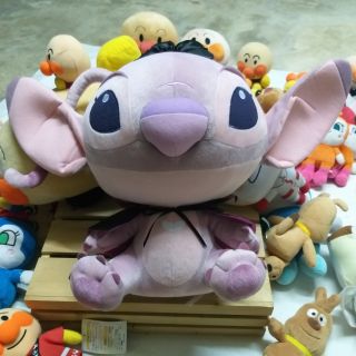 ตุ๊กตาแองเจิ้ล สติชท์ Angel  Stich Tokyo Disney Resort ป้ายห้อย ตุ๊กตามือสองญี่ปุ่น