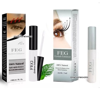 เซรั่มขนตา เซรั่มคิ้ว บำรุงคิ้ว บำรุงขนตา FEG eyelash enhancer  3 ml FEG Eyebrow Enhancer  3ml แท้ 100%