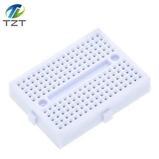 Breadboard SYB-170 แบบ 170 holes บอร์ดทดลอง โพรโตบอร์ด [ สีขาว ]170 Tie Points Mini Solderless Breadboard SYB-170