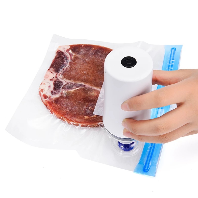 เครื่องสูญญากาศHandheld Food Vacuum Sealer ackaging Machine Film
