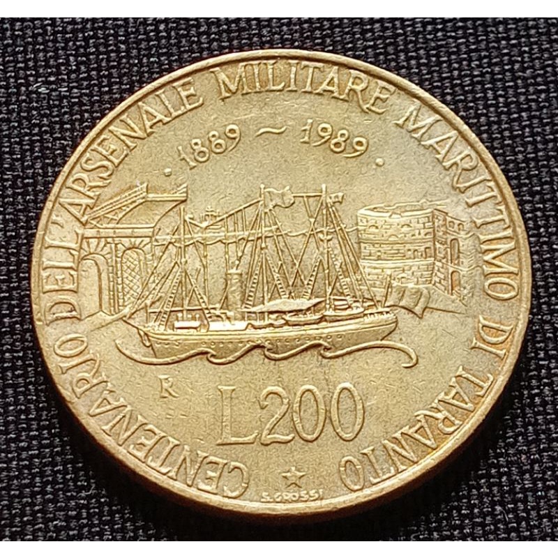 เหรียญต่างประเทศ(480)อิตารี  1989