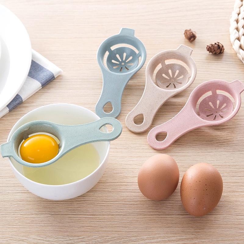 【Ready Stock】Egg Separator Spoon, Yolk Clip Attached To The Container, Egg Separator Spoon, Egg Separator