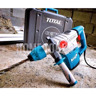 TOTAL สว่านโรตารี่ สกัดไฟฟ้า 1800 วัตต์ 36 มม รุ่น TH118366 (ฟรีดอกสกัด2 + ดอกสว่าน3)( Rotary Hammer ) สกัดทำลายปูน