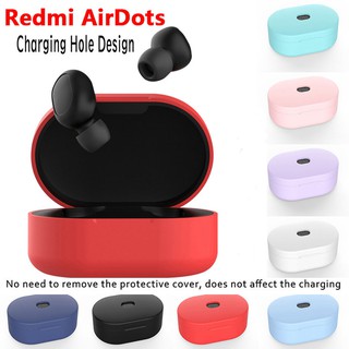 Xiaomi Redmi Silicone case หูฟังซิลิโคนฝาครอบป้องกันเคสหูฟังสำหรับ Xiaomi Redmi Airdot TWS หูฟังบลูทูธแฟชั่นรุ่นไร้สาย